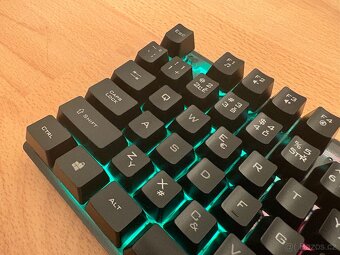 Zánovní herní podsvícená klávesnice Trust GTX 835 s CZ znaky - 3