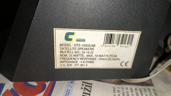 Satelitní reproduktory HTS-1000S/AB - 3