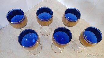 Skleničky Bohemia glass 6ks modré - 3