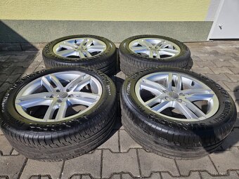 5x112 18 7J ET43 orig. alu kola Audi vč. let pneu Continenta - 3