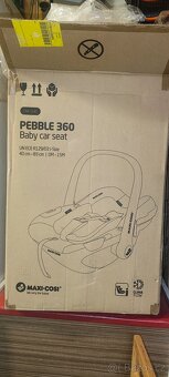 Autosedačka nepoužitá Maxi Cosi Pebble 360 - 3