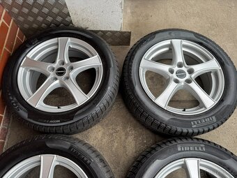 Alu 17" 5x112, Borbet Stříbro zimní 85% SUP3 TOP - 3