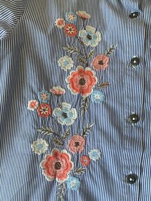 Pruhovaná košile s výšivkou Mantaray 13 let - 3