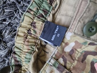 Dětské maskáče, kalhoty s kapsami - XS - 3