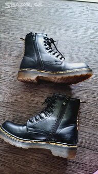 Dětské dívčí kotníkové boty vel 36 s hroty - 3