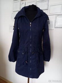 Modrá dámská parka - 3
