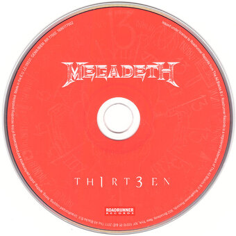 CD Megadeth – Th1rt3en 2011 - 3