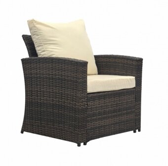 Set zahradního nábytku stolek, 2 x křesla, 2 x sedačka - 3