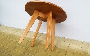 Retro kulatý konferenční stolek - 3