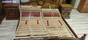 SLEVA - Dubová kompletní ložnice se 2 zašupovacími skříněmi - 3