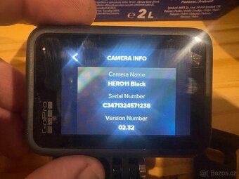 GoPro HERO11 Black + 3× baterie, duální nabíječka, vodotěsný - 3