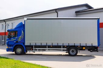 VALNÍK S PLACHTOU 18-PALETOVÝ + HYDRAULICKÉ ČELO SCANIA P250 - 3