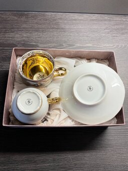 Porcelánový set zlacený - 3
