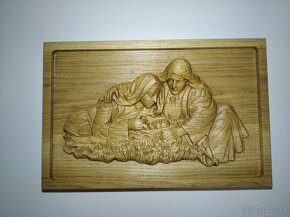 Madona, Ježíš , kříž, svícen, miska - 3