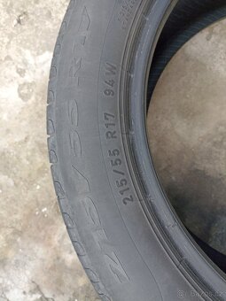 2x Letní pneu Pirelli 215/55/17 - 3