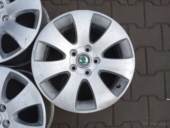 Originální alu kola škoda 5x112 r16 - 3