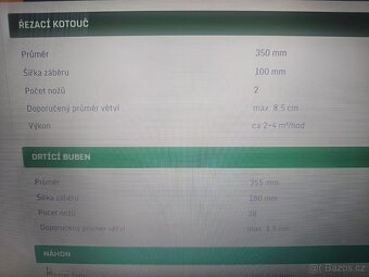 Štepkovač větví za malotraktor - 3