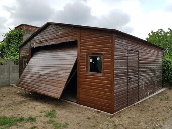 Plechová garáž 5x6m - 3