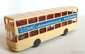 Wiking. MAN autobus. Patrový. IDEAL. Délka 13cm. 1:87. - 3