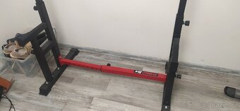 Vzpěračská tyč rovná 220cm/30mm - 3