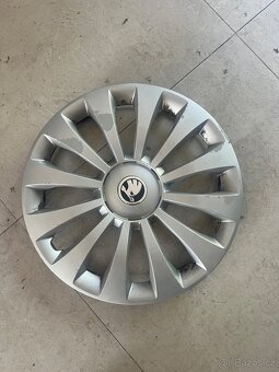 4ks ocelový disk a pneu 185/60/15 Škoda Fabia - 3