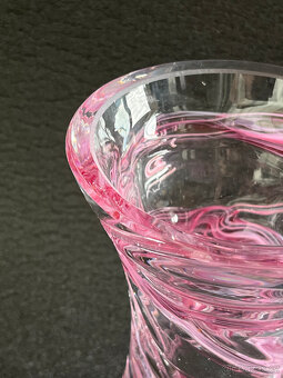 Ruckl Křišťálová váza 15 cm, strukturované sklo - 3