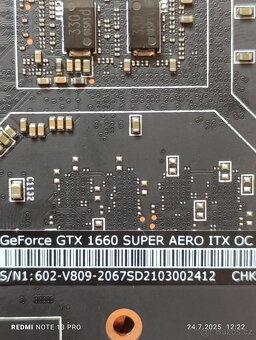 MSI GTX1660SUPER 6GB AERO ITX OC - VELMI DOBRÝ STAV - 3