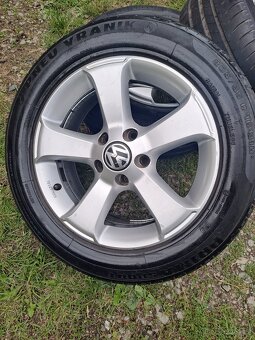 Alu kola 5x112 originál VW 205/55 R16 - 3