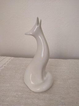 Royal dux líška Brusel porcelánová soška - 3