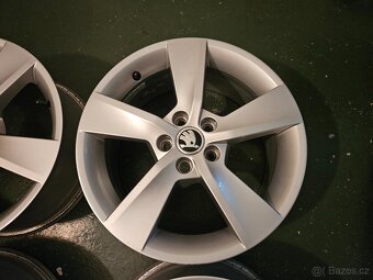 Originální ALU disky 16" ŠKODA EVORA 5x100 ET46 - 3