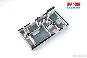 Prodej bytu 3+1, 58 m², Praha, ul. Ostružinová - 3