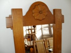 Závěsné rustikální zrcadlo. - 3