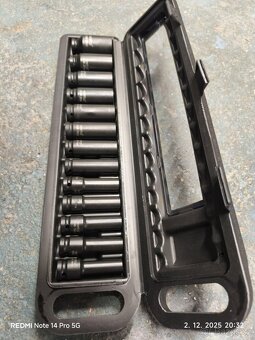 Gola sada-kované násady 1/2" - 3