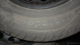 Zimní pneumatiky 155/80 R13, ráfek 5Jx13H2 ET43 - 3