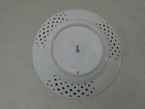 Starý porcelánová talíř cibulák - Míšeň - 3