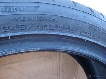 Letní pneu 245/40/19 DUNLOP SPORT MAXX RT2 6,5mm - 3