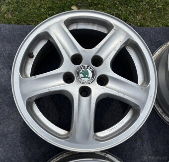 Originální alu kola Škoda 15", 5x100, 6jX15H2 ET38 - 3