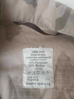 Blůza modernizovaná RS vz.95, pouštní AČR - 3
