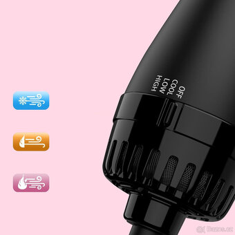 Kulmofén 2 v 1 kulma a fén / horkovzdušný kartáč - nový - 3