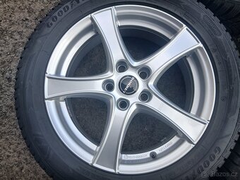 Prodám sadu ALU kol Borbet 215/55R17 zimní - 3