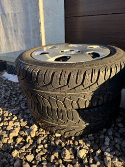 Plechové kola 5x100, zimni pneu 185/60/R15 - 3
