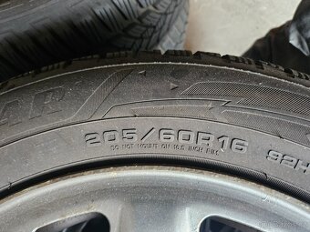 4x zimní kola Octavia III 205 / 60 R16 Goodyear - 3