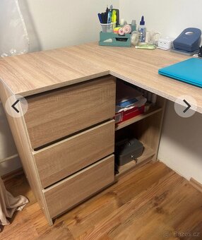 Rohový pracovní stůl - 3