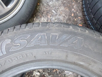 2x letní pneu sava 195/65 r15 (6,5 mm) - 3