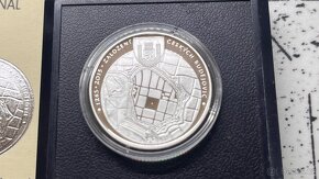 Pametni stribrna mince 750 let zalozeni C. Budejovic 200kc - 3