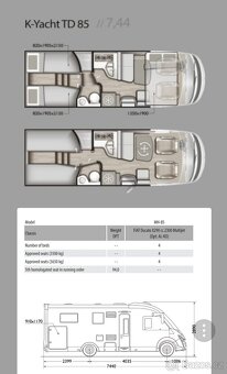 5 míst 180PS Iveco motor Mobilvetta obytné auto VIP LUXUS - 3