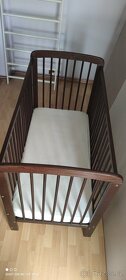 Prodám dětskou postýlku Scarlett (Wenge) + matraci + povlak - 3