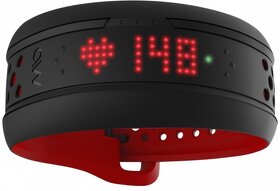 Prodám MIO Fuse activity tracker, dlouhý pásek, červená - 3