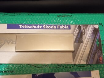 Kryty vnitřních prahů nerez Dragon, Škoda Fabia + Combi - 3