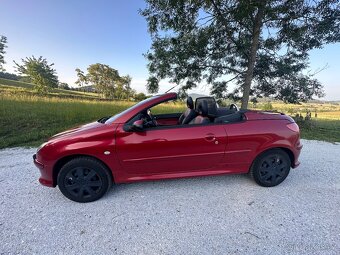Peugeot 206CC-kabrio, 1.6i 80kW, 142000km, nová TK.. - 3